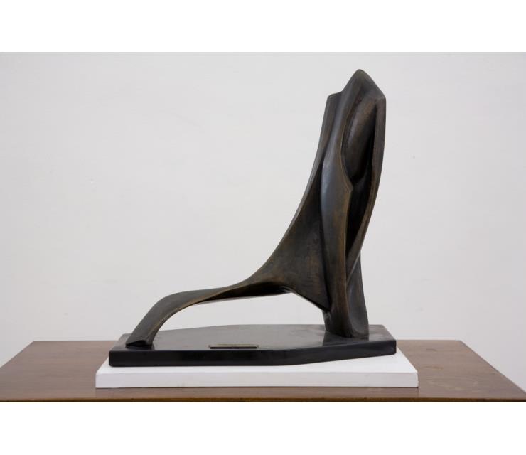 Menestrello - metal sculpture Bronze 1985